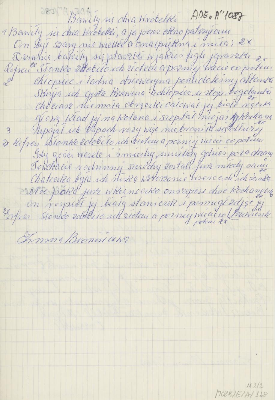 Ty pójdziesz górą