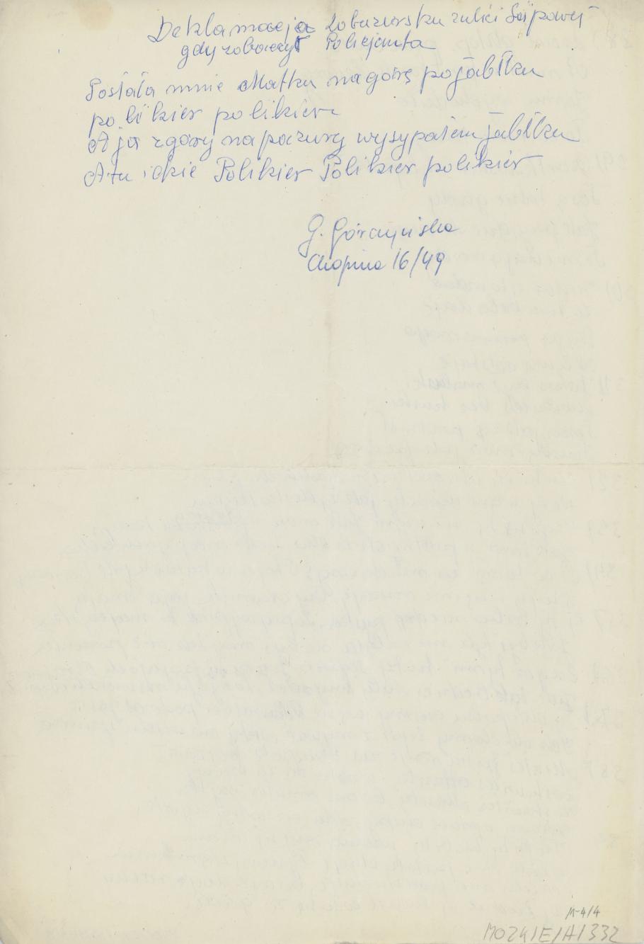 Przyśpiewki weselne z Czartek