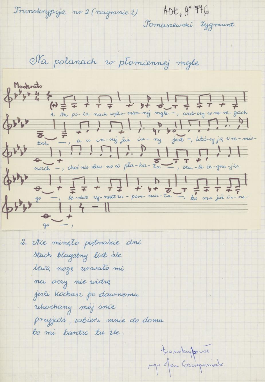 Na polanach w płomiennej mgle