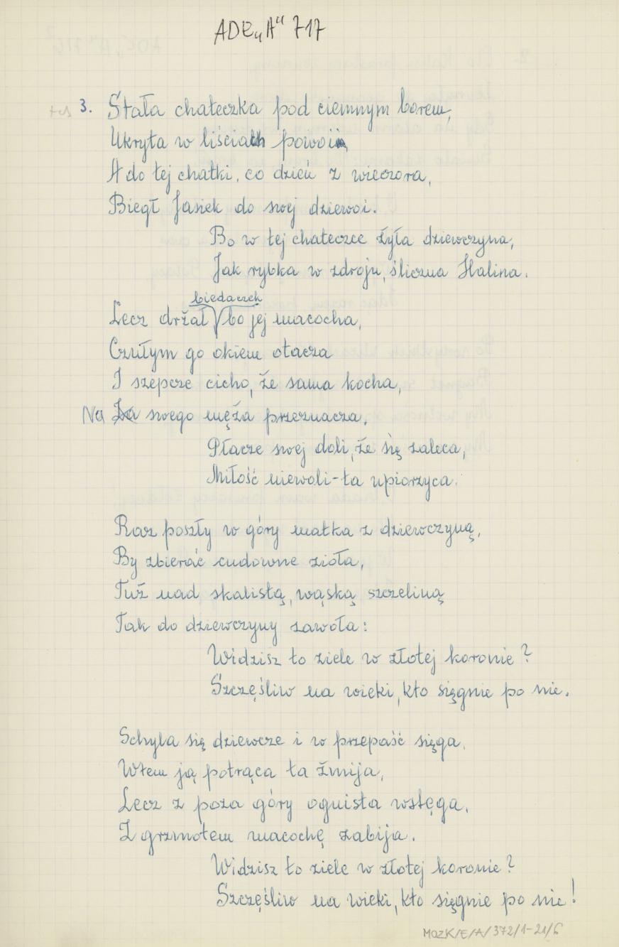 Zbiór piosenek, cz. 1