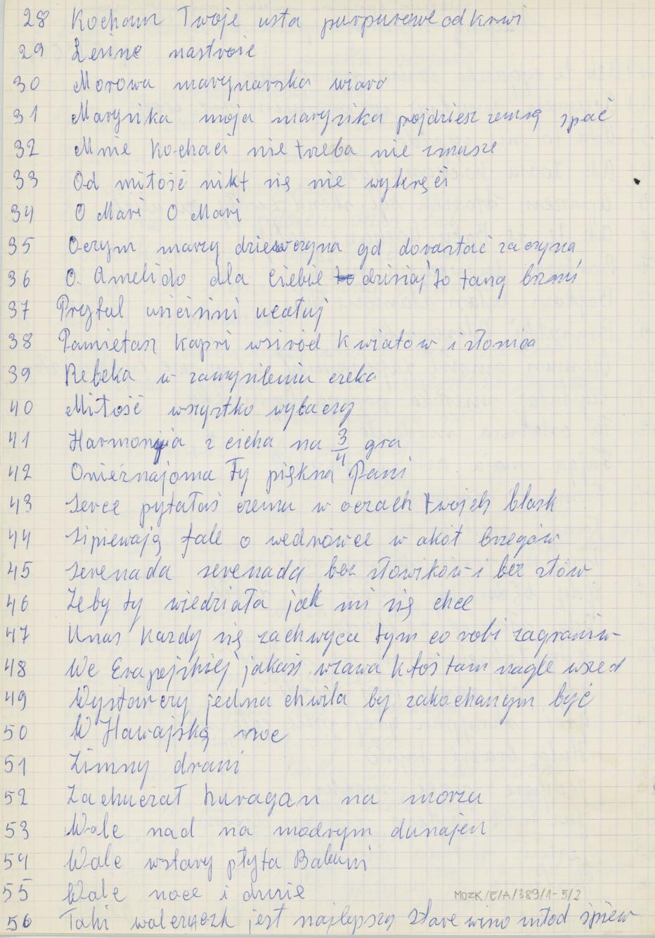 Szlagiery śpiewane w okresie międzywojennym