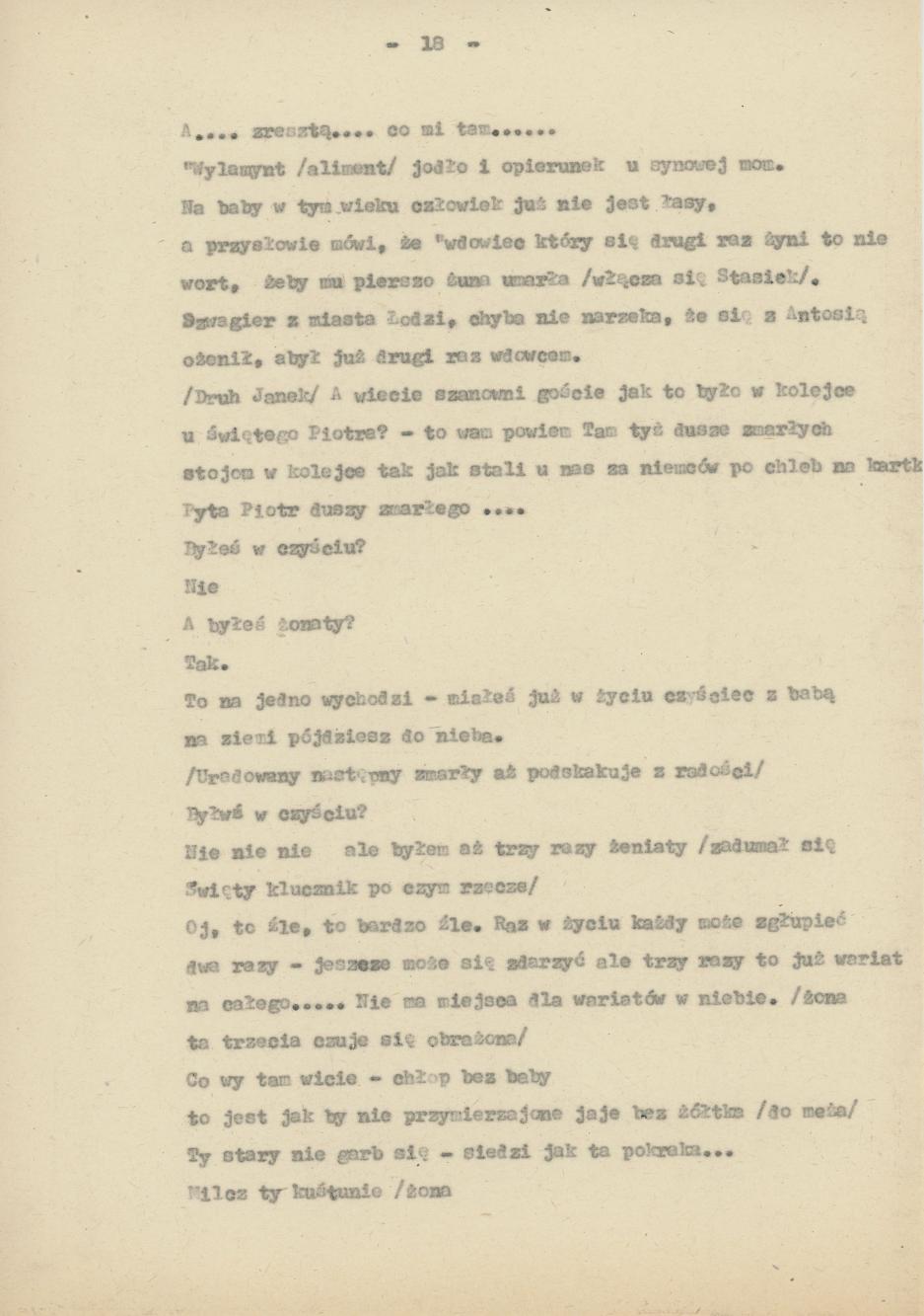 Śpiewy ludowe weselne na terenie miasta Kalisza i powiatu