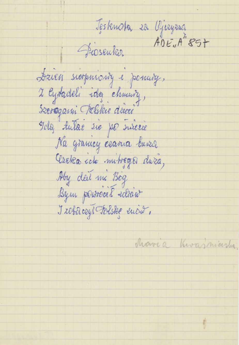 Tęsknota za Ojczyzną