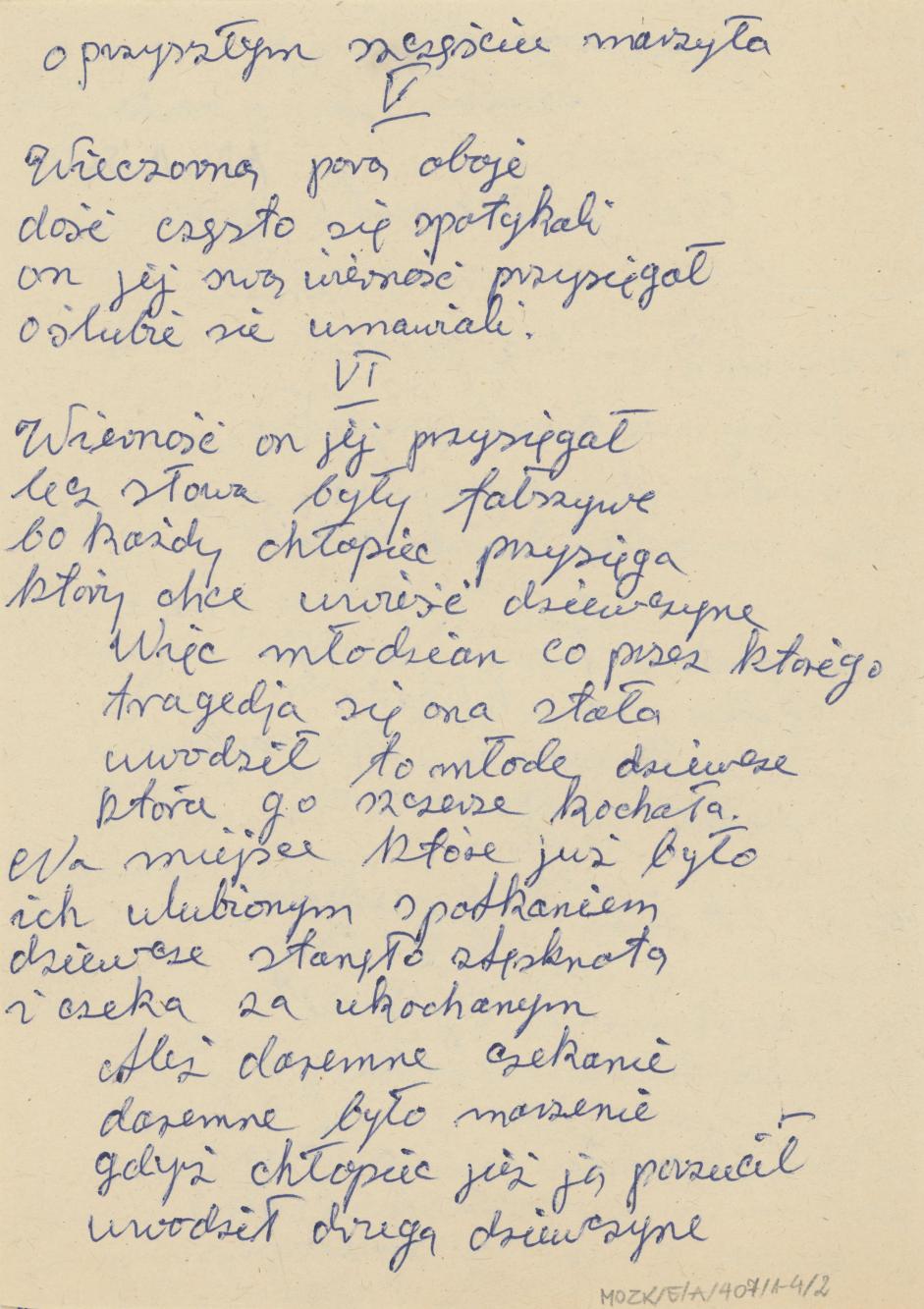 Ach jakaś smutna godzino