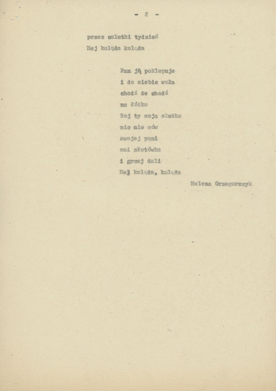 Kolęda panny do wszystkiego