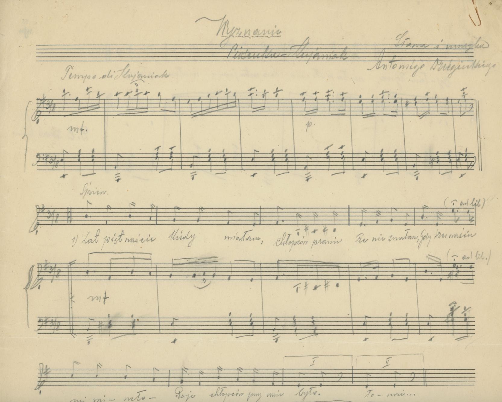 Wyznanie - piosenka kujawiak