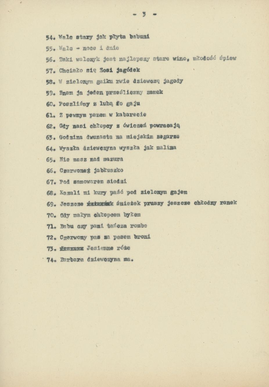 Szlagiery śpiewane w okresie międzywojennym