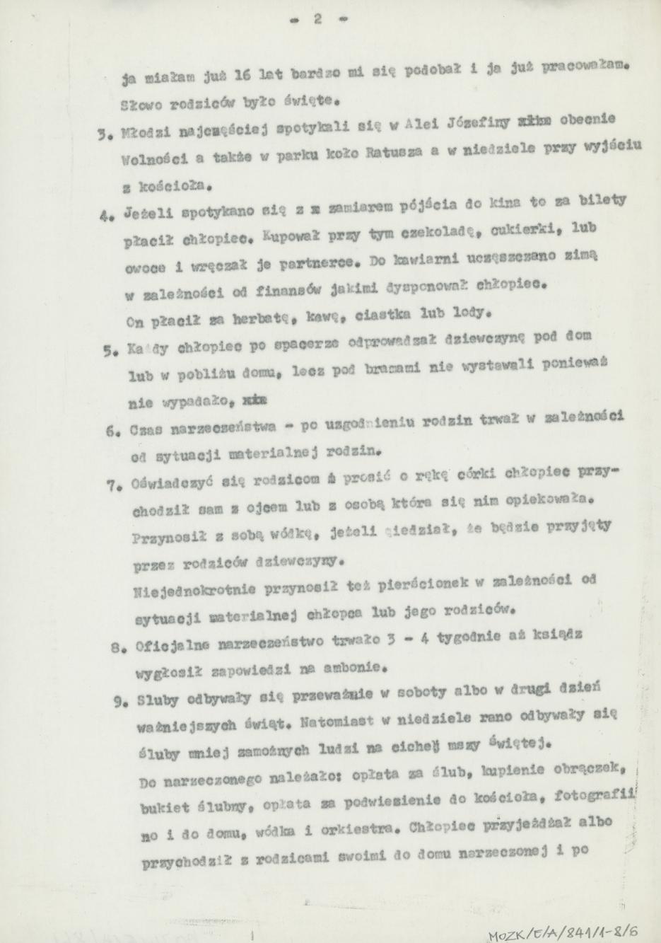 Zwyczaje związane z poznaniem, zaręczynami i ślubem młodych ludzi