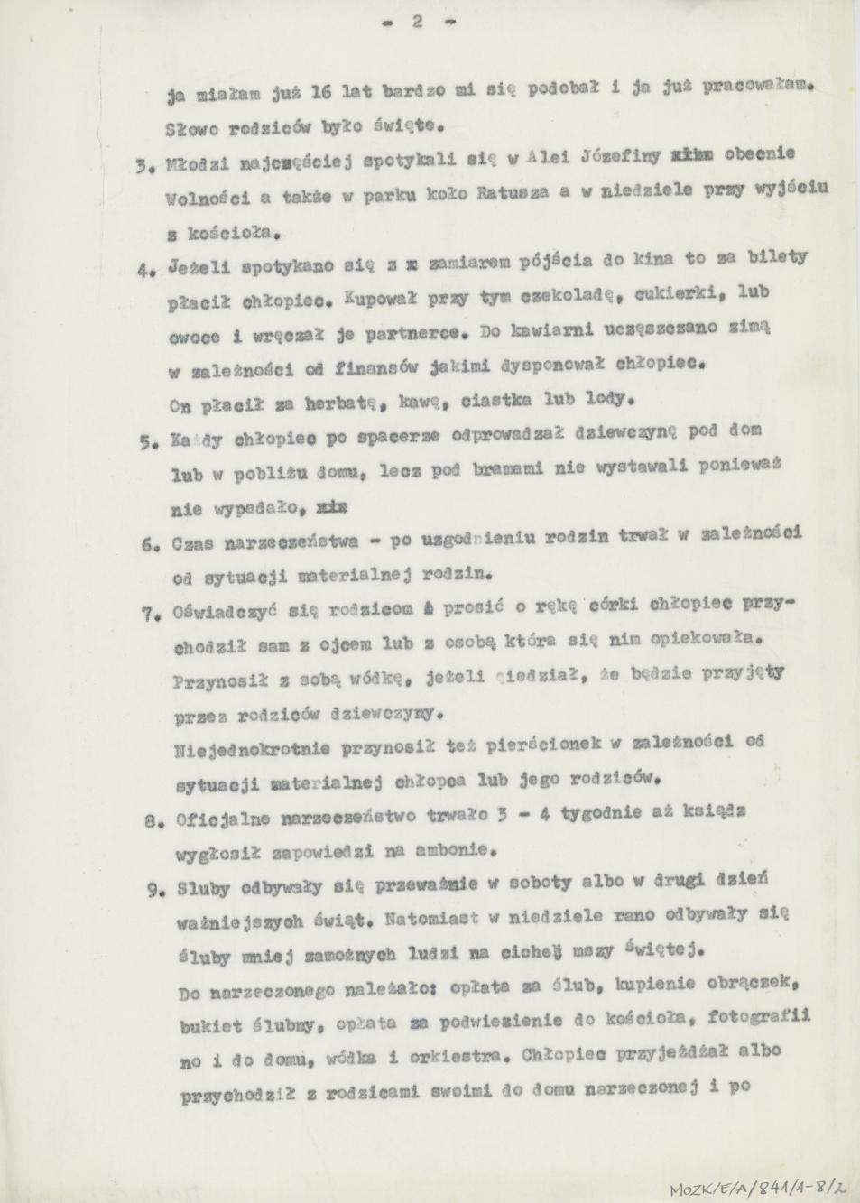 Zwyczaje związane z poznaniem, zaręczynami i ślubem młodych ludzi