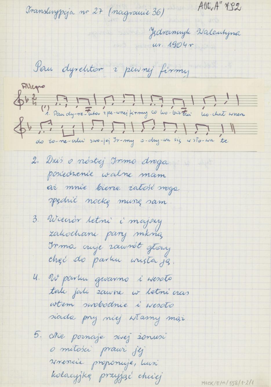 Pan dyrektor z pewnej firmy