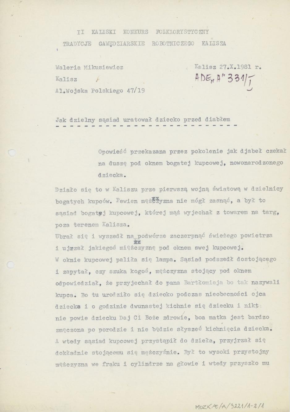 Jak dzielny sąsiad uratował dziecko przed diabłem