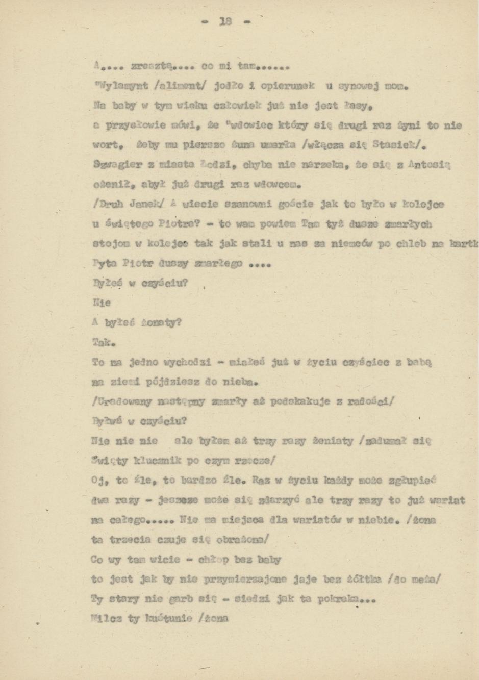 Śpiewy ludowe weselne na terenie miasta Kalisza i powiatu śpiewane, cz. 1