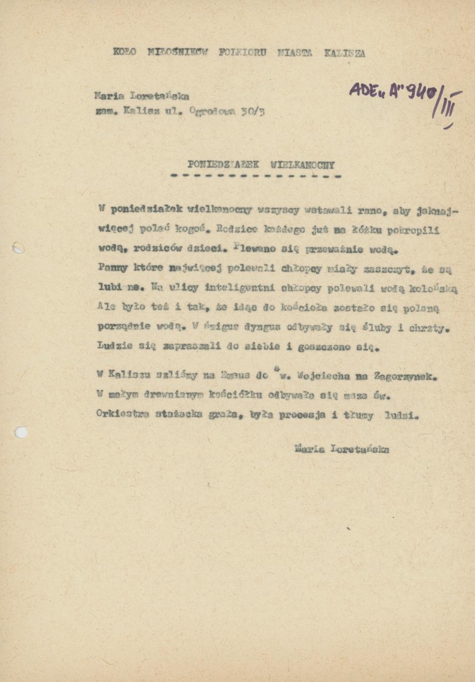 Poniedziałek wielkanocny