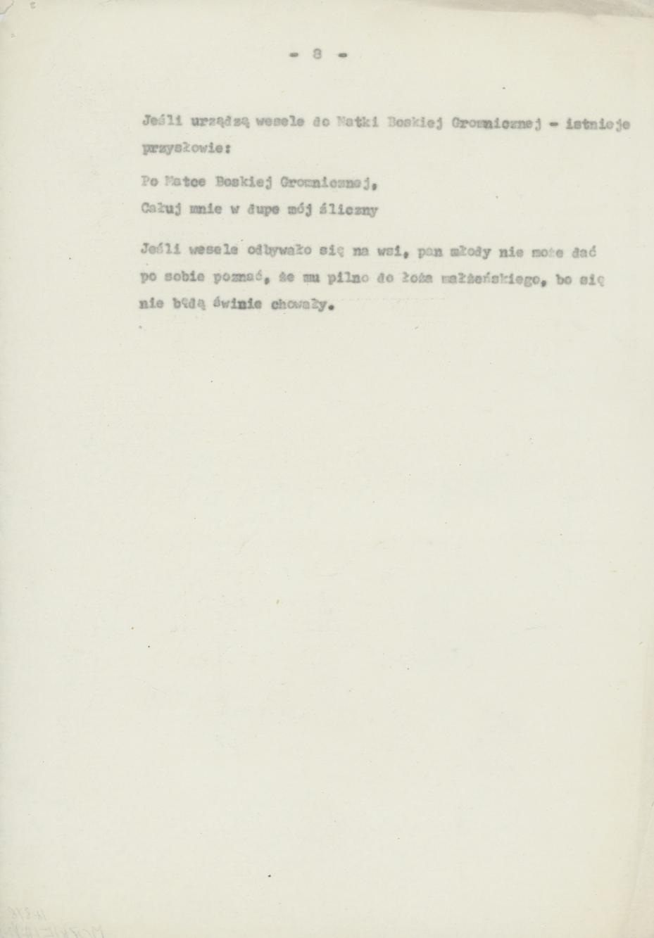 Przyśpiewki i piosenki wg nieznanego autora