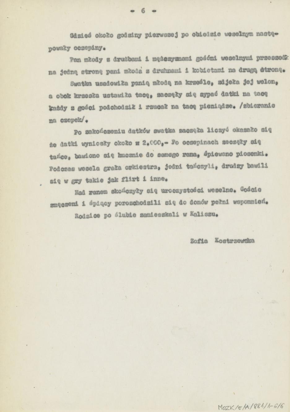 Jak się pobierali moi rodzice (początek XX wieku)