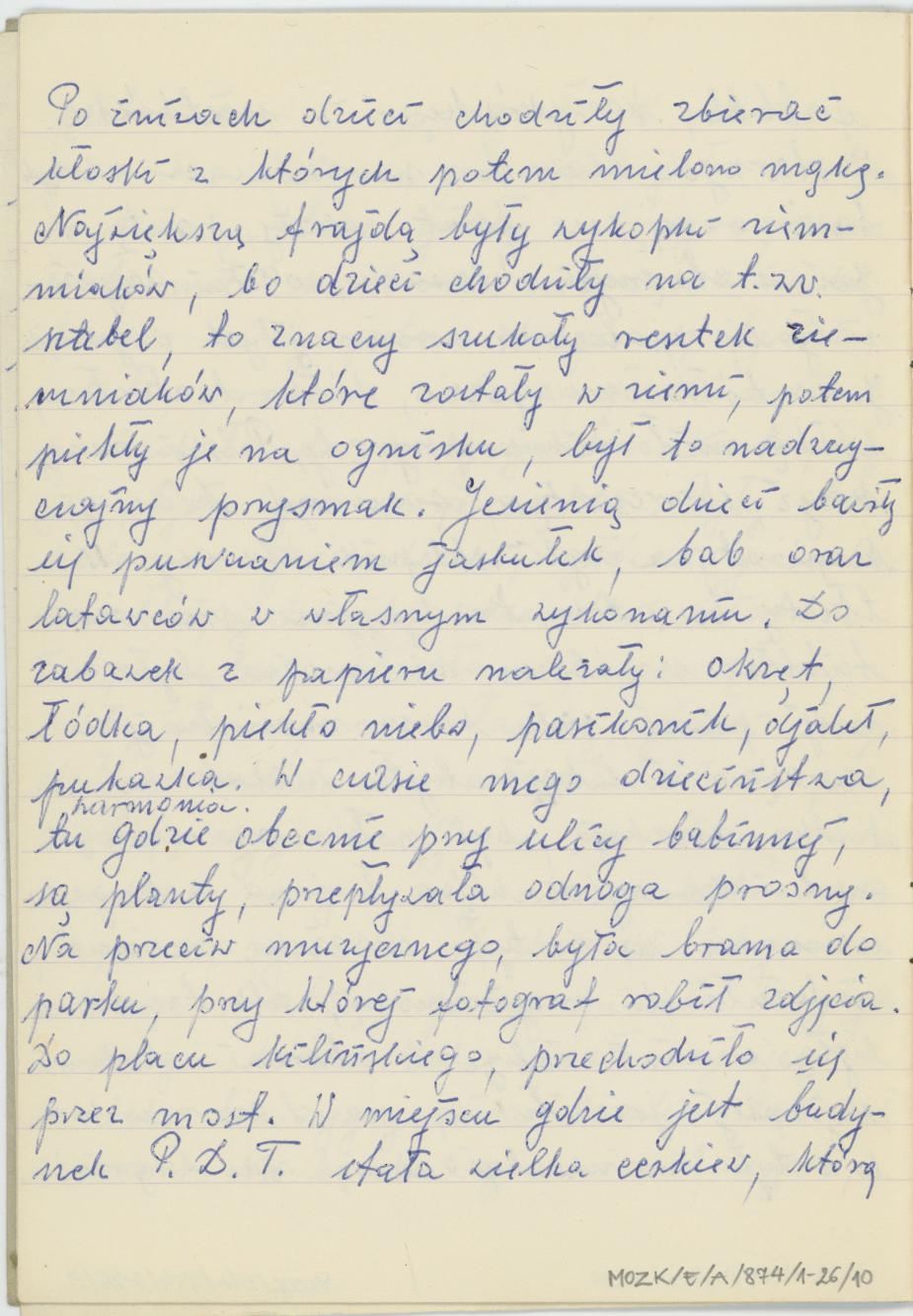 Antoni Zieliński - wspomnienia, cz. 1