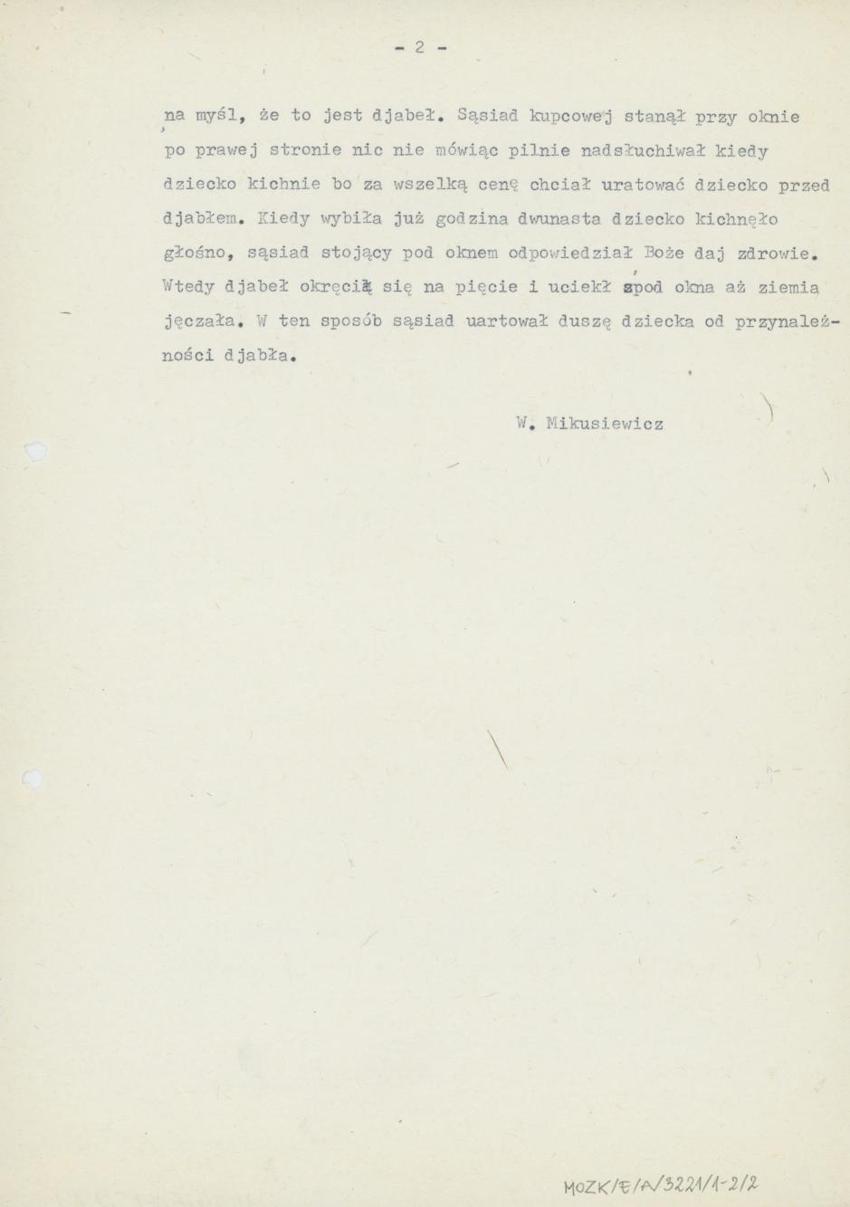 Jak dzielny sąsiad uratował dziecko przed diabłem