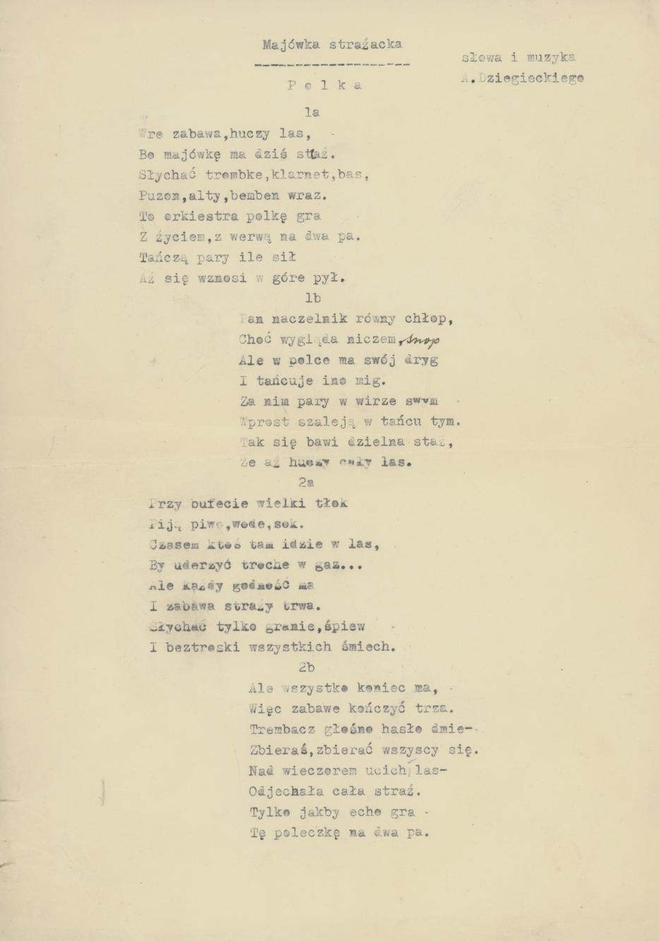 Majówka strażacka - polka