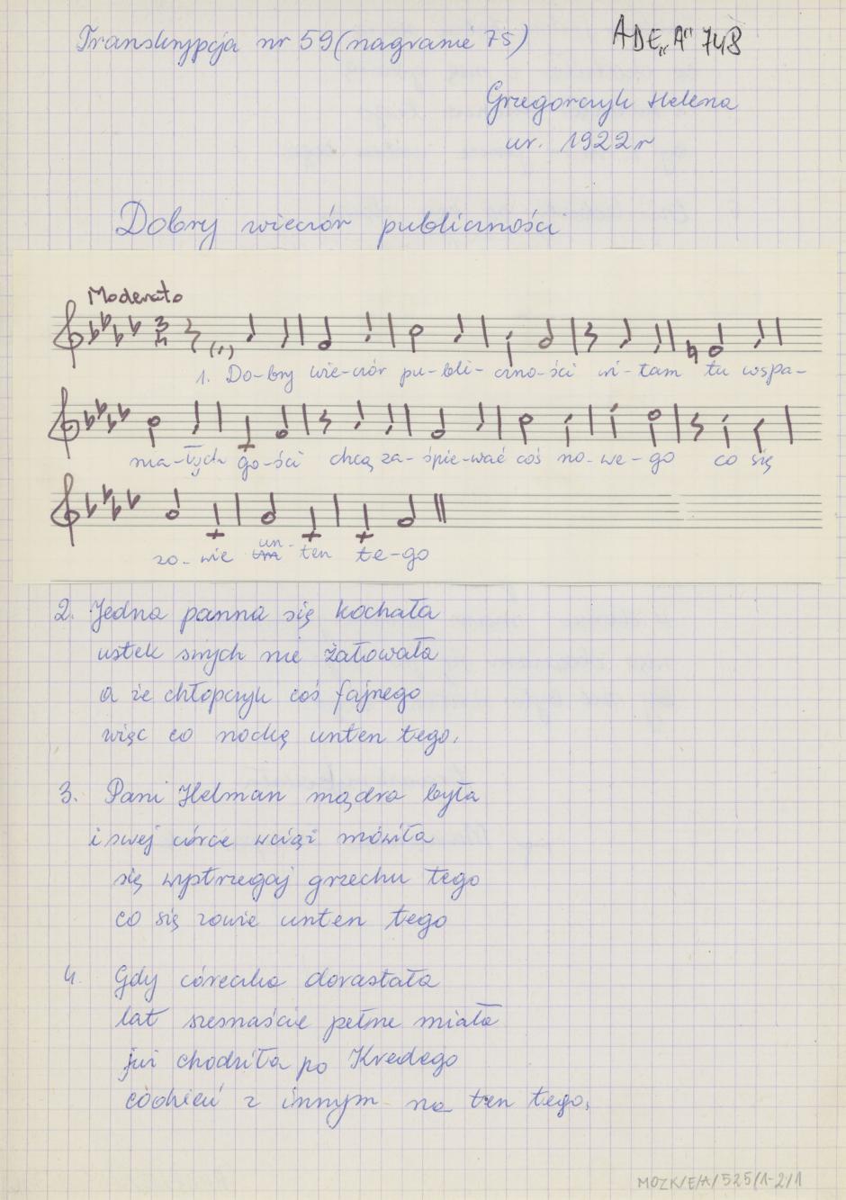 Dobry wieczór publiczności