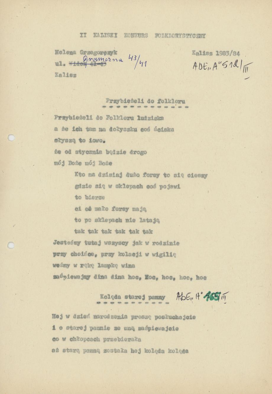 Przybieżeli do folkloru