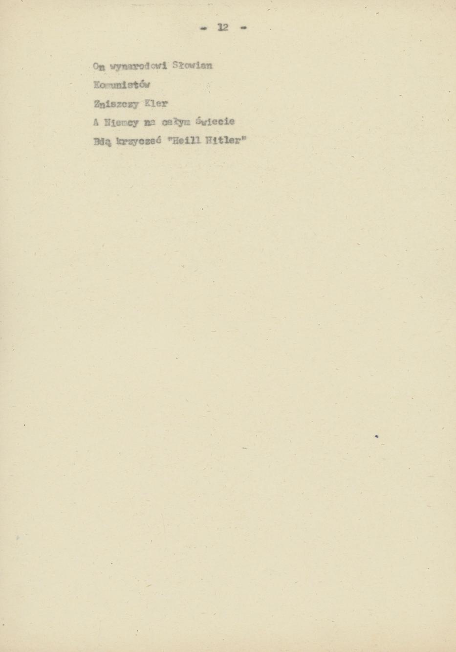 Okres okupacji hitlerowskiej