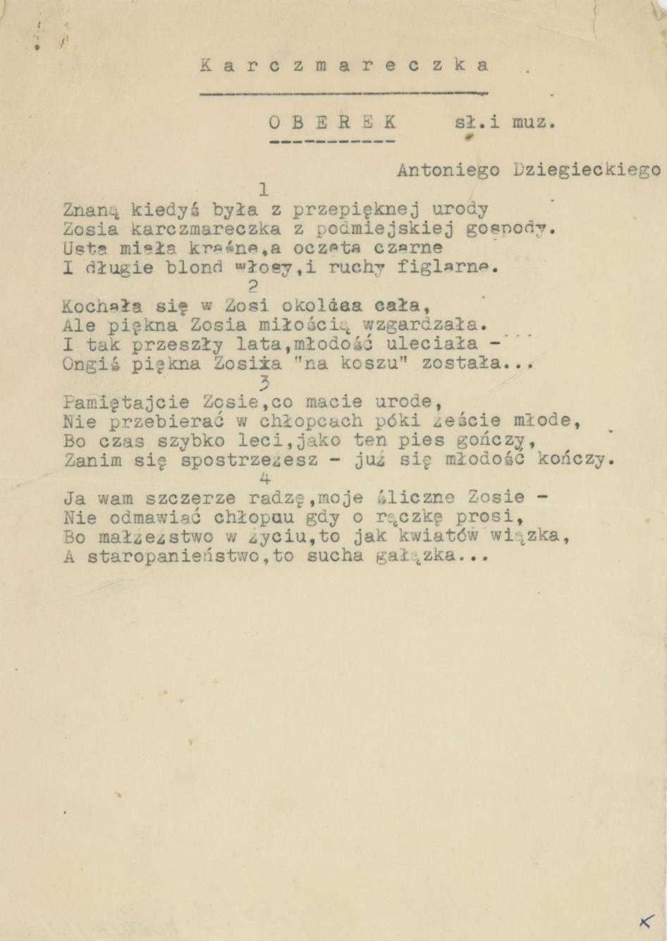 Karczmareczka - oberek