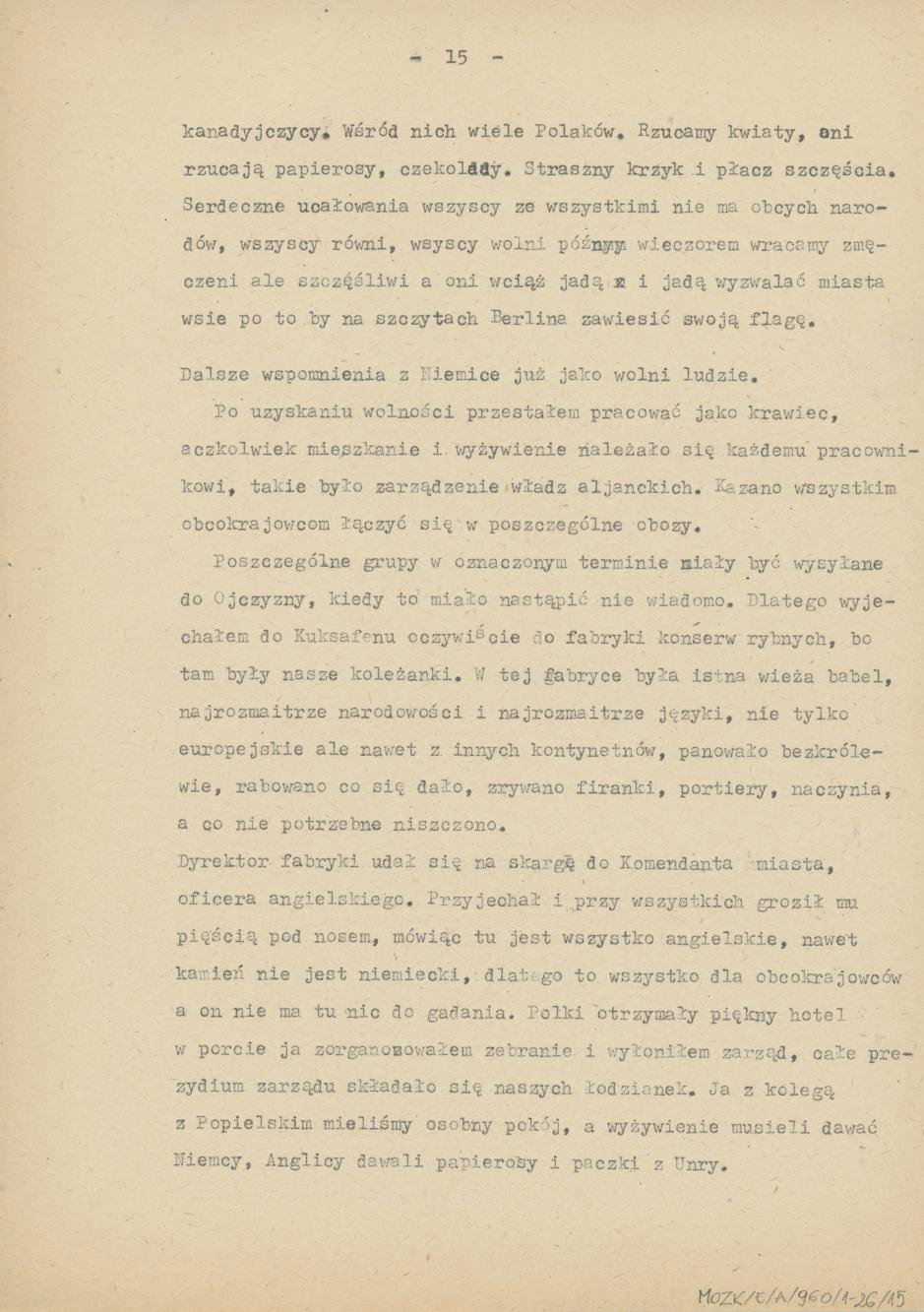 Wspomnienia z przymusowych robót w Niemczech, cz. 2