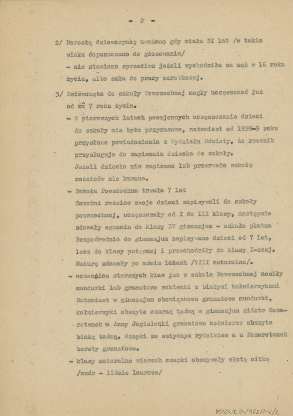 Kobieta - okres 20-lecia międzywojennego