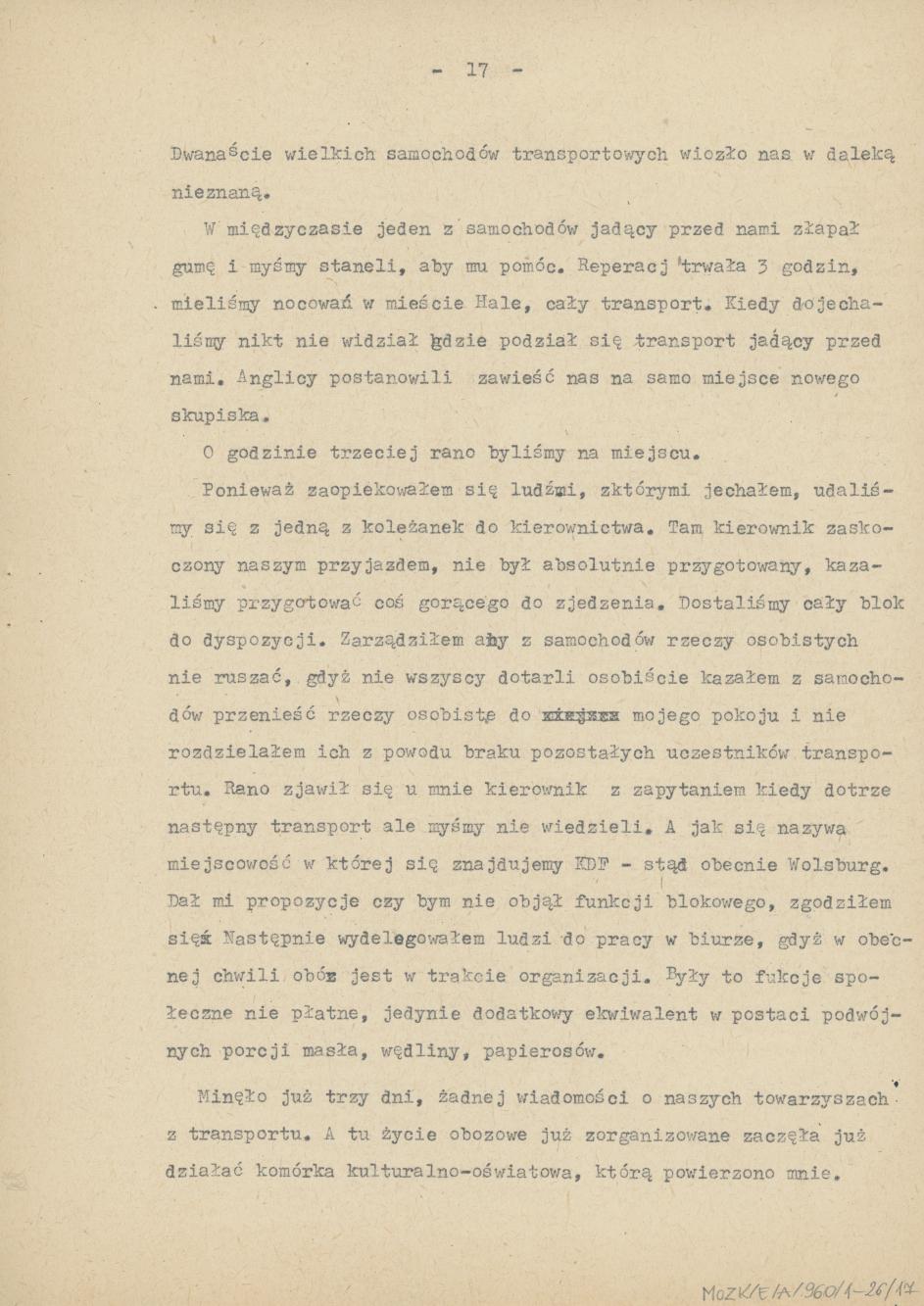 Wspomnienia z przymusowych robót w Niemczech, cz. 2