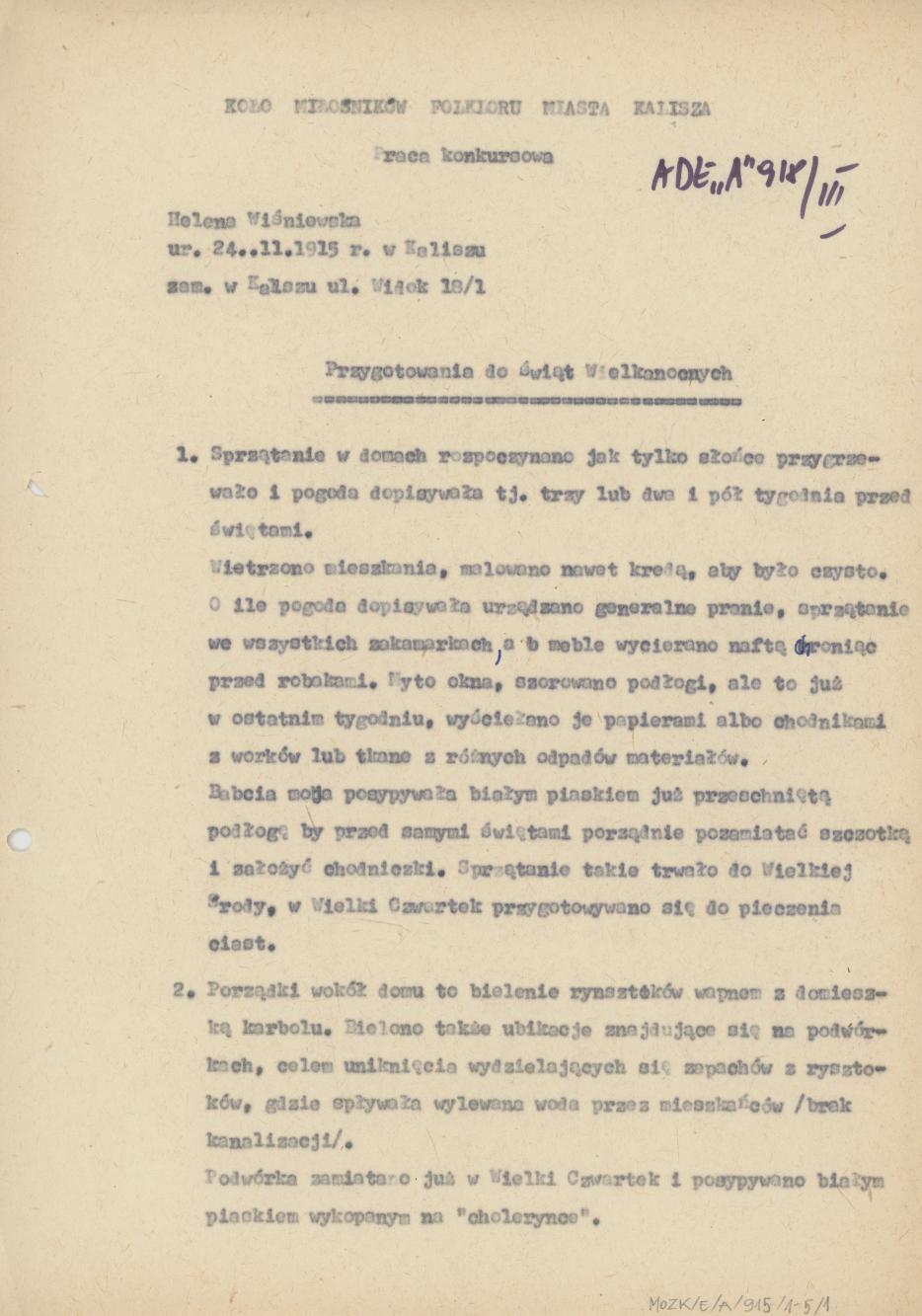 Przygotowania do Świąt Wielkanocnych