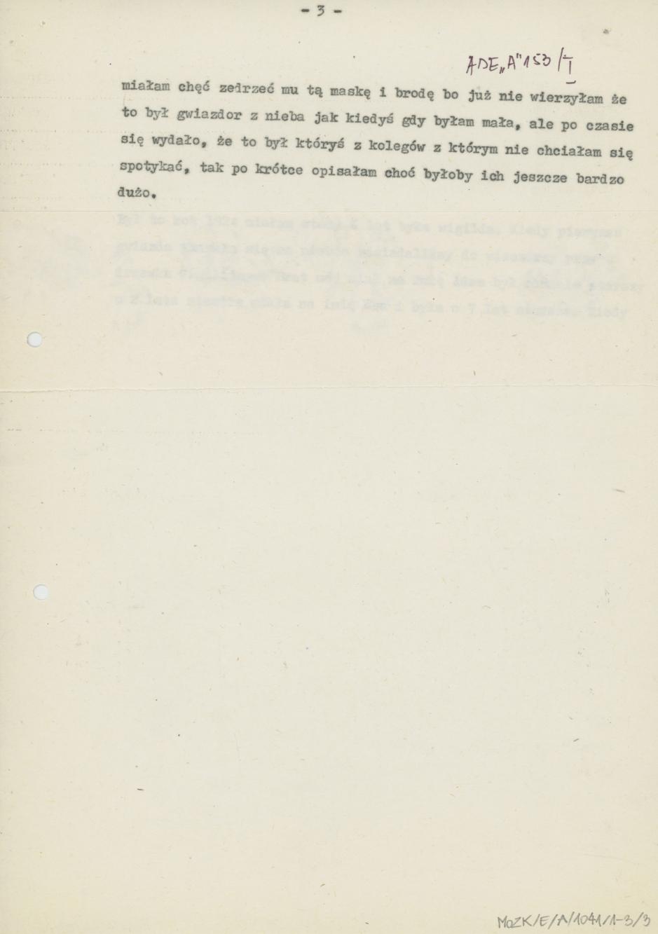 Wigilia u mej mamy z młodych lat