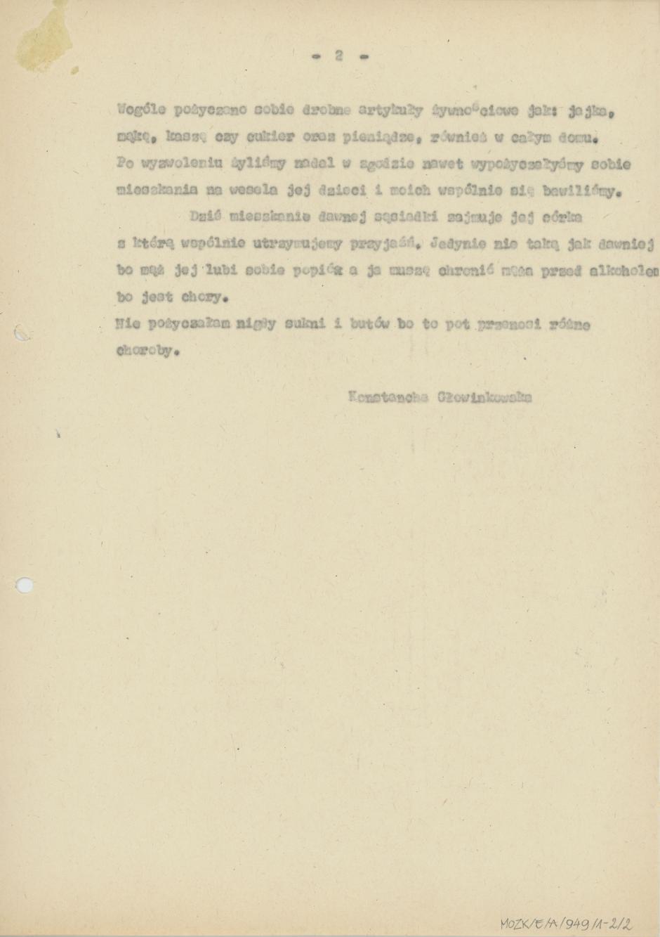 Moje sąsiedztwo i współżycie