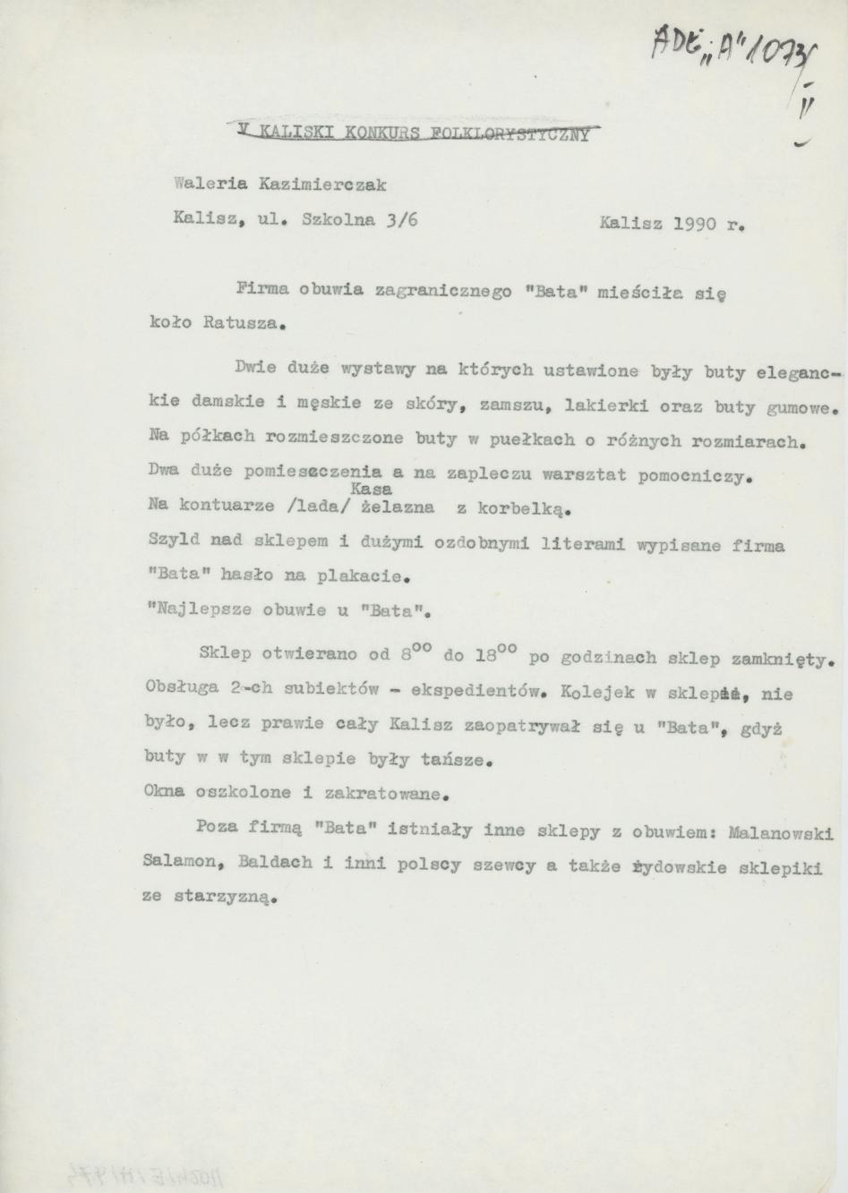 Firma obuwia zagranicznego "Bata"