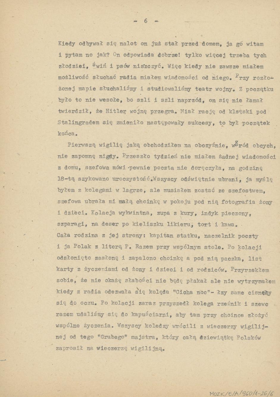 Wspomnienia z przymusowych robót w Niemczech, cz. 1