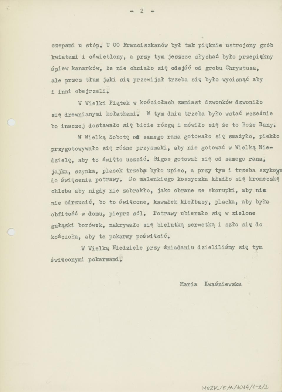 Palmowa Niedziela i Wielki Tydzień