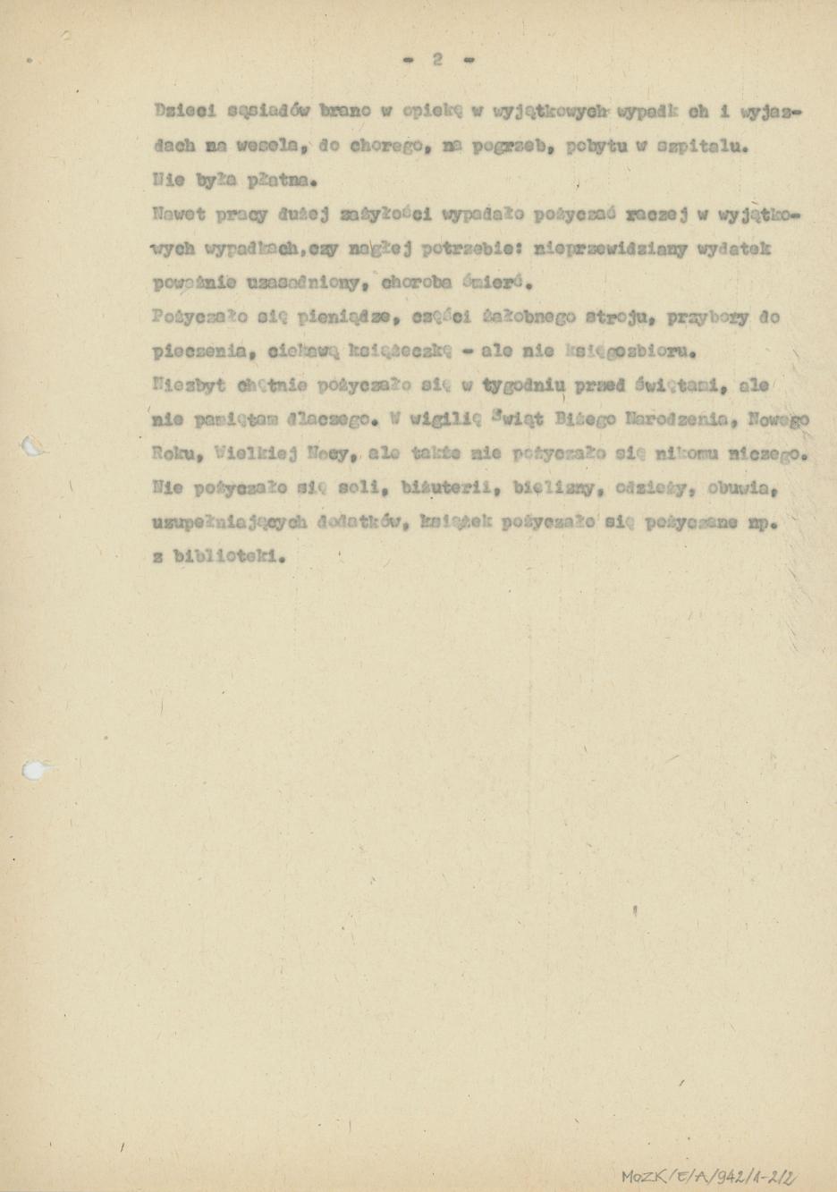 O stosunkach sąsiedzkich