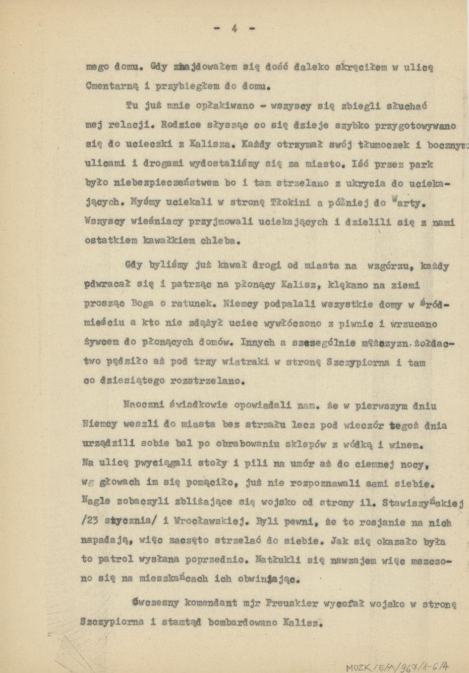 Wyjątki z pamiętnika pana St. Bystrzyckiego