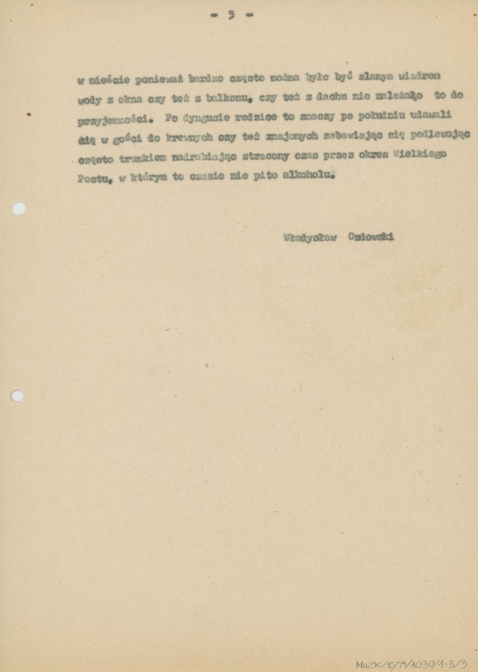 Ostatni tydzień świąt Wielkiej Nocy