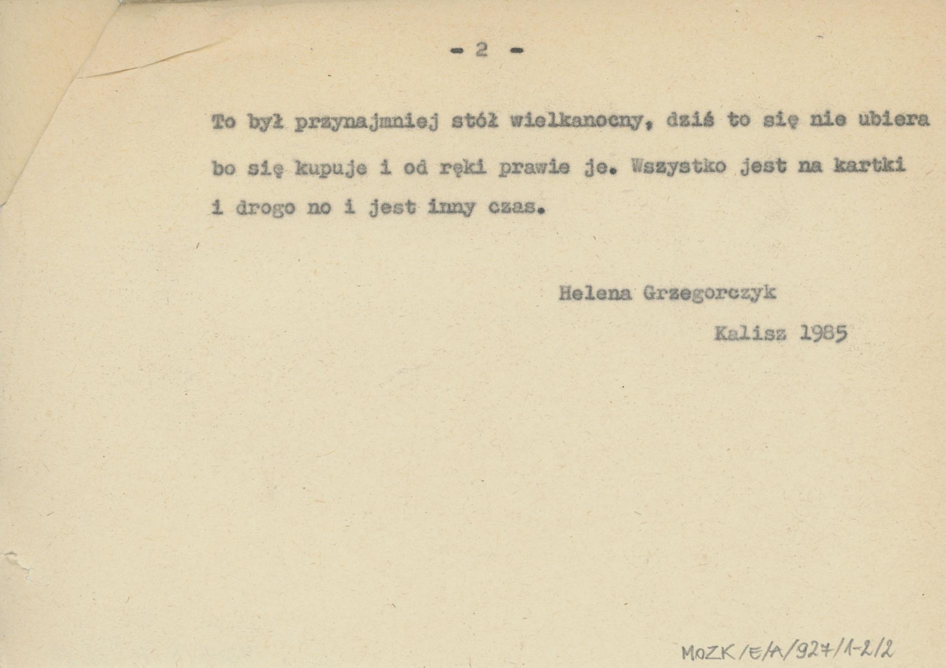 Stół wielkanocny z dzieciństwa