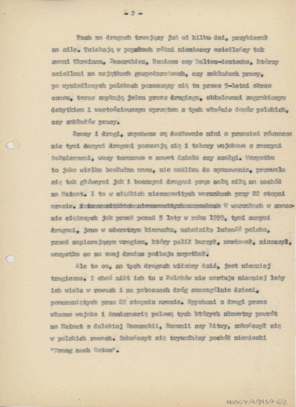 Wspomnienia z wyzwolenia Miasta Kalisza w r. 1945