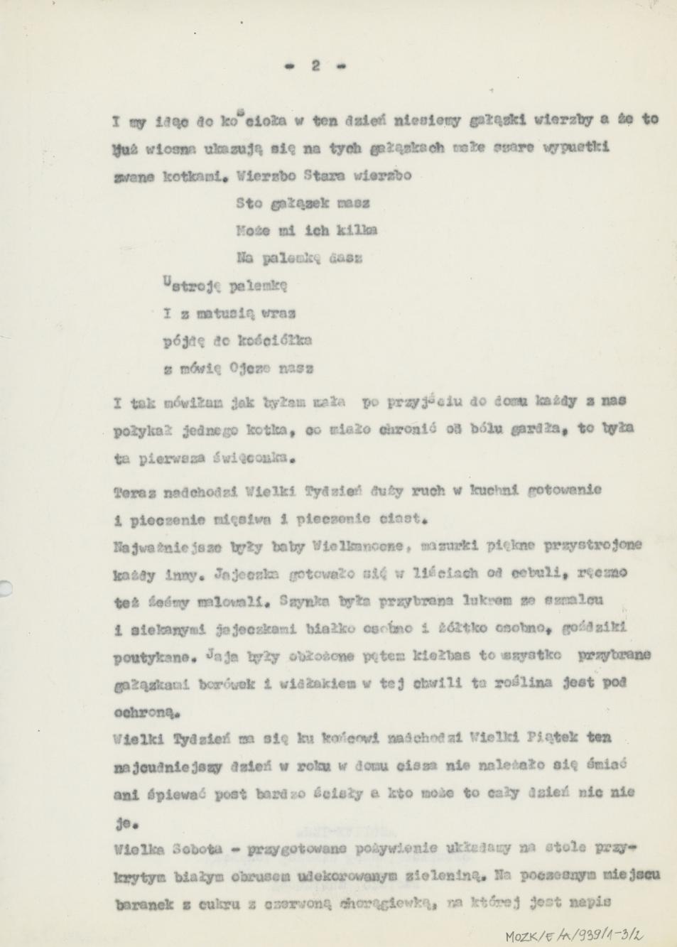 Okres przedświąteczny i Niedziela Palmowa