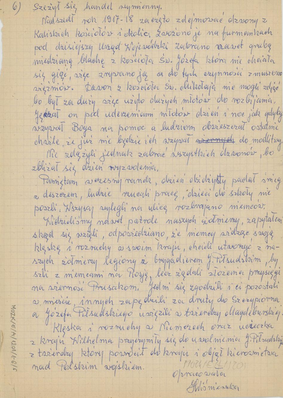 Wyjątki z pamiętnika pana St. Bystrzyckiego