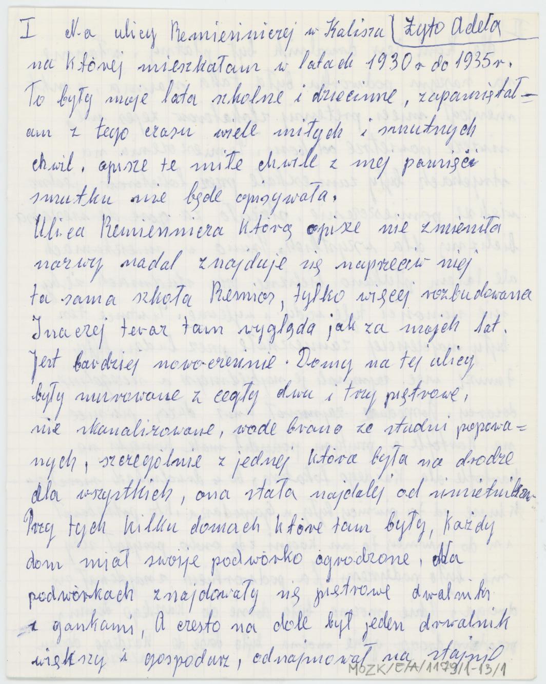 Na ulicy Rzemieślniczej w Kaliszu