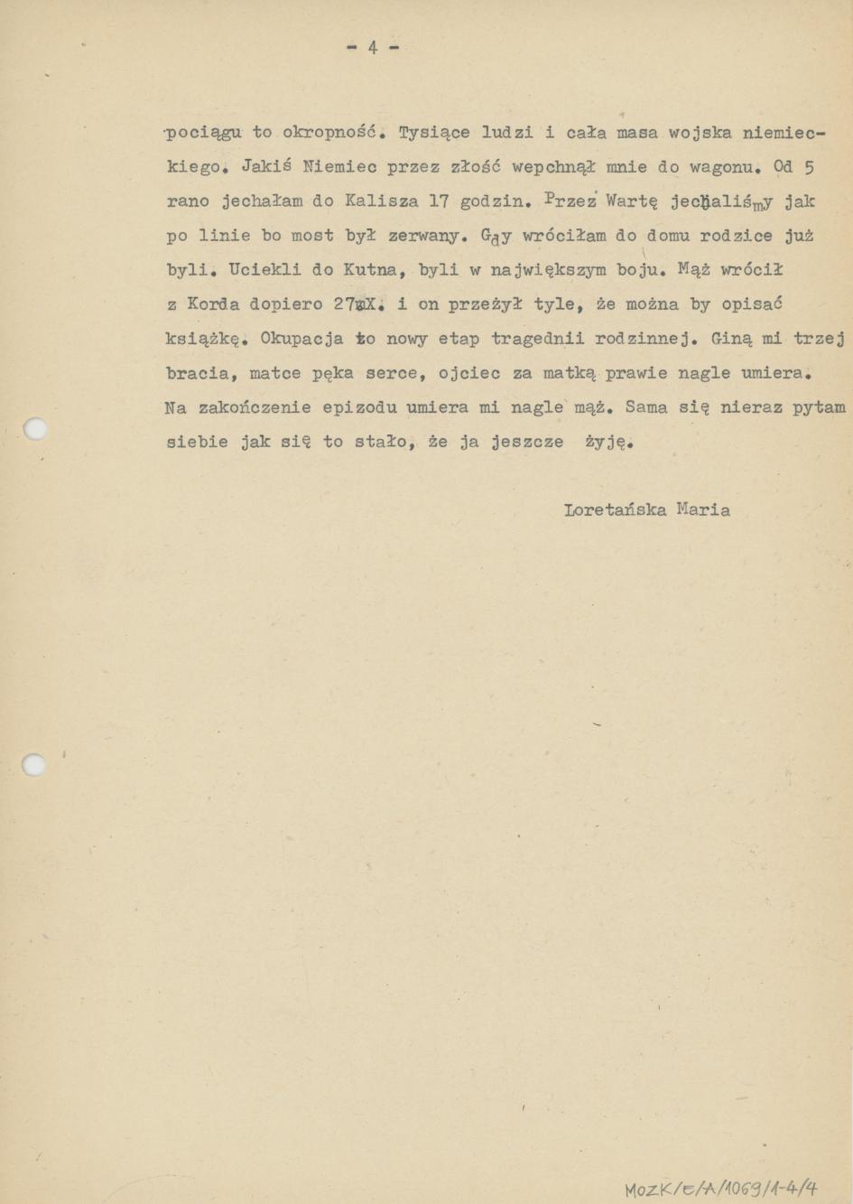 Moja ucieczka w dniu 1 września 1939 r.