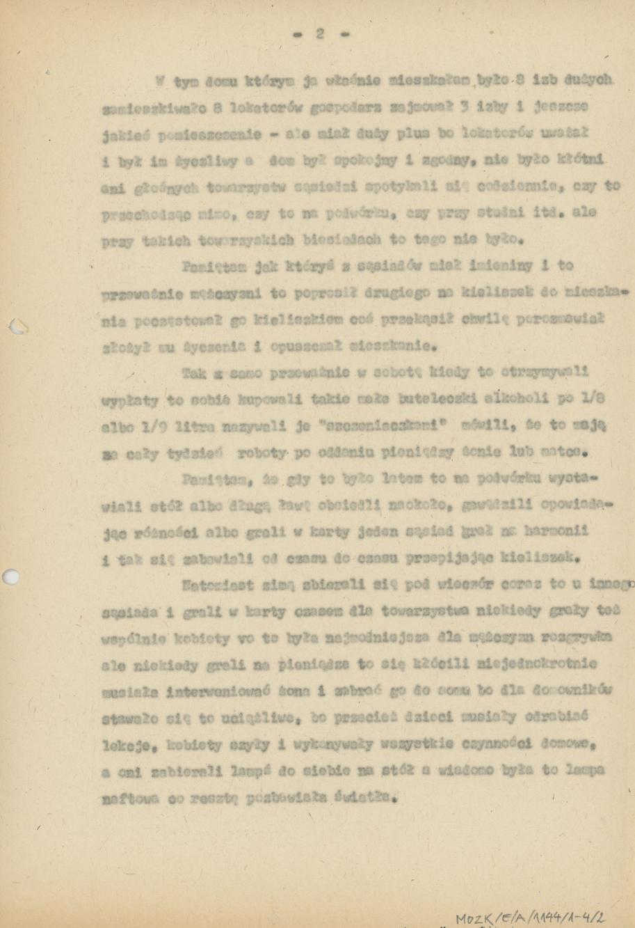 Współżycie i stosunki sąsiedzkie