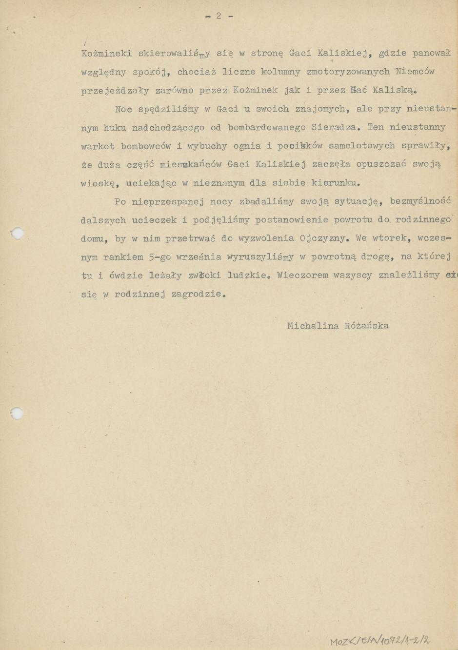 Moja ucieczka przed Niemcami w 1939 r.