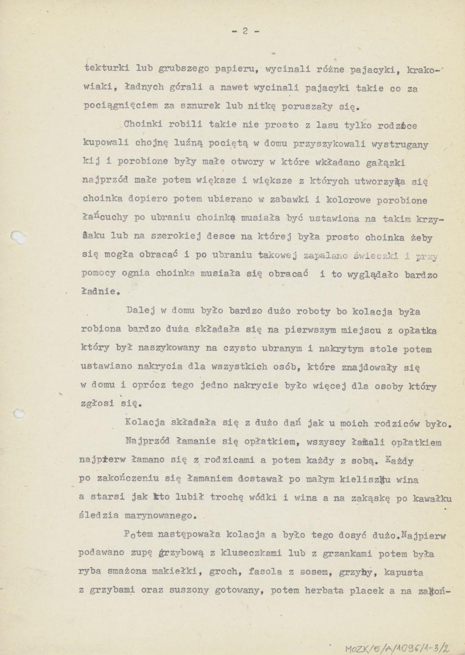 Adwent i wigilia Bożego Narodzenia w latach od 1896 do 1914 roku