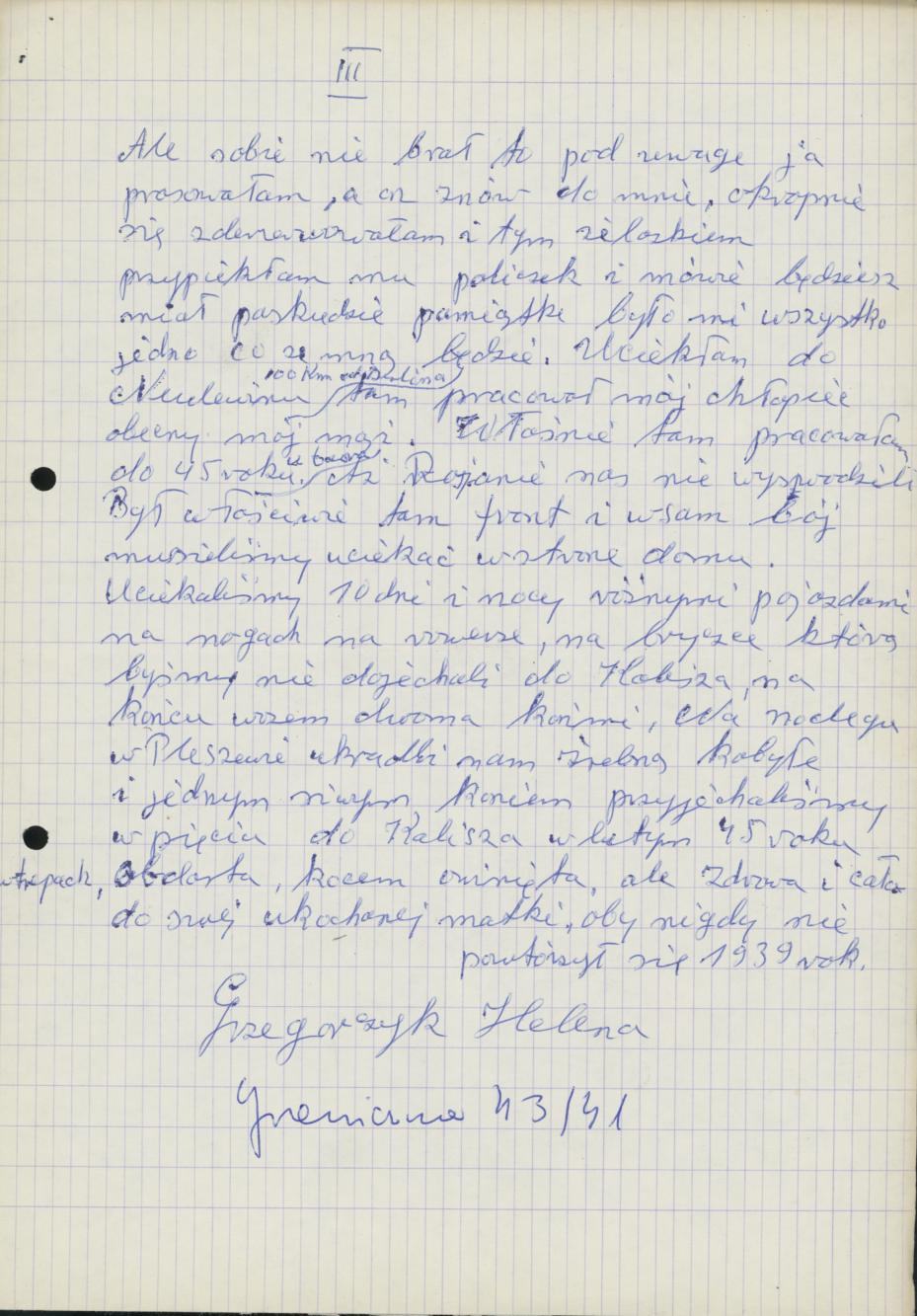 Moje wspomnienia od 1939 do 1945 roku