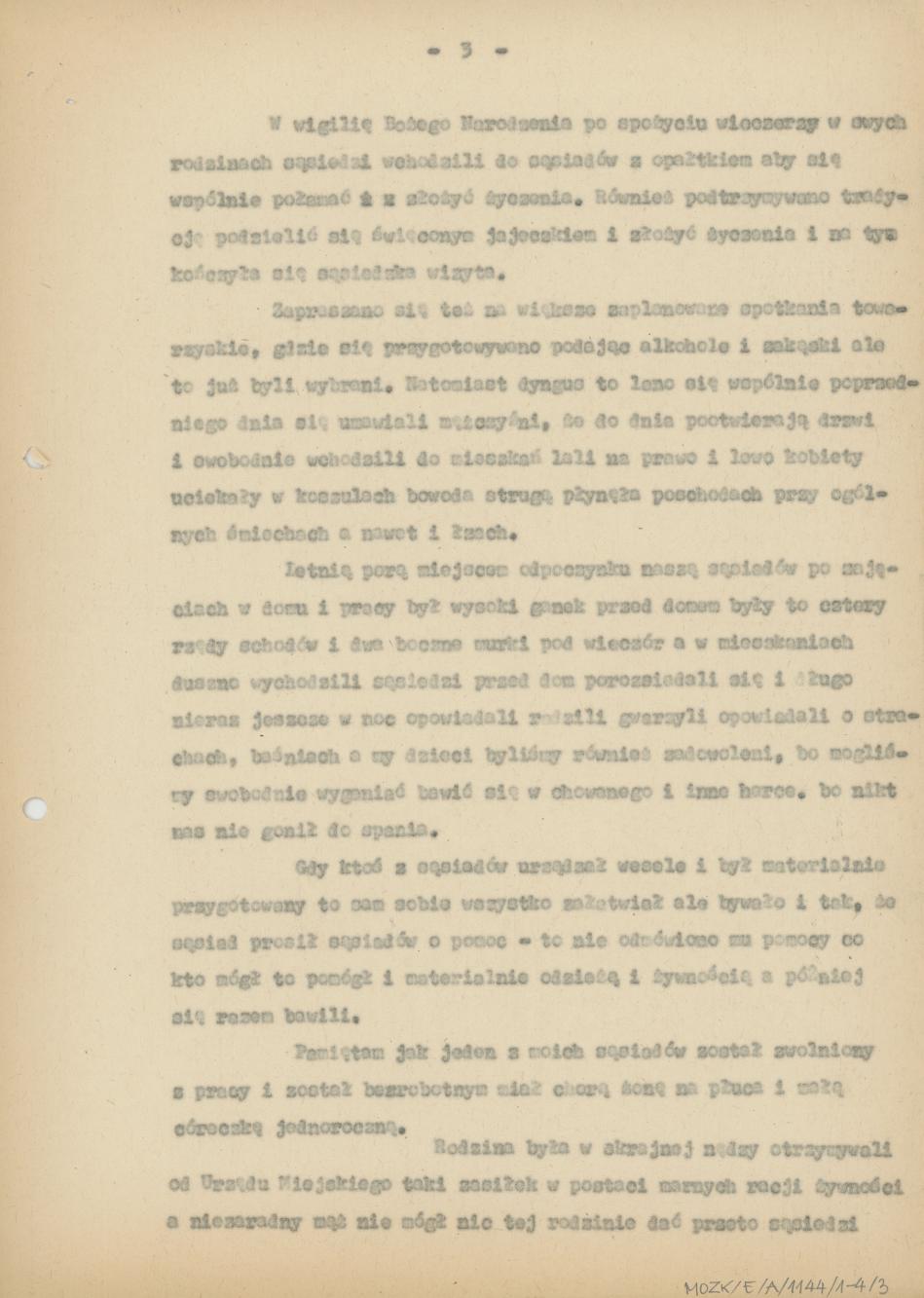 Współżycie i stosunki sąsiedzkie