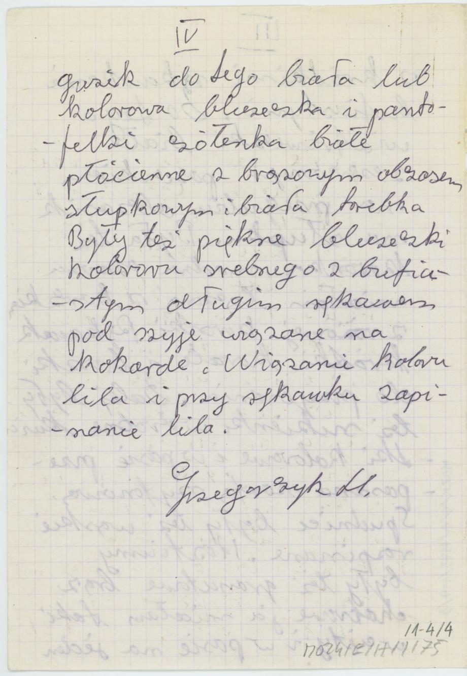 Strój sprzed wojny z młodych lat